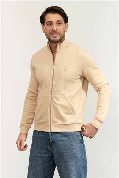 Karl Lagerfeld Erkek Fermuarlı Sweatshirt