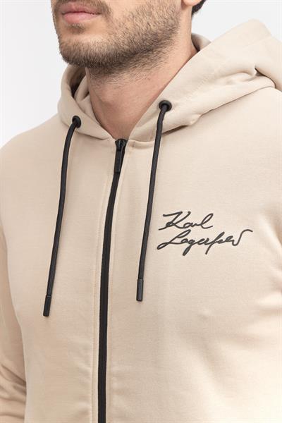 Karl Lagerfeld Erkek Fermuarlı Sweatshirt