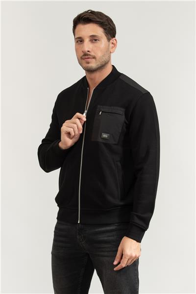 Karl Lagerfeld Erkek Fermuarlı Sweatshirt