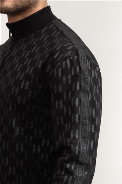 Karl Lagerfeld Erkek Fermuarlı Sweatshirt