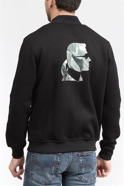 Karl Lagerfeld Erkek Fermuarlı Sweatshirt