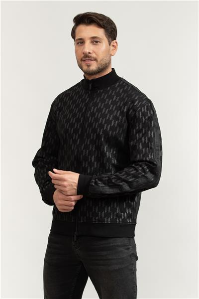 Karl Lagerfeld Erkek Fermuarlı Sweatshirt