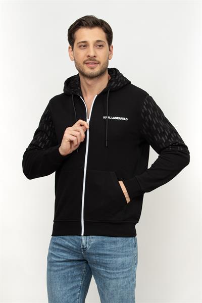Karl Lagerfeld Erkek Fermuarlı Sweatshirt