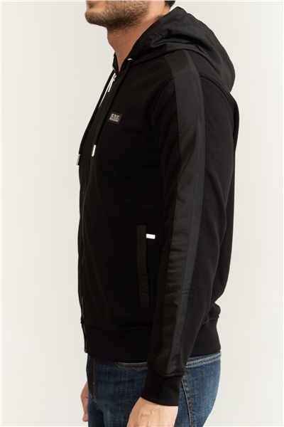 Karl Lagerfeld Erkek Kapüşonlu Sweatshirt Siyah