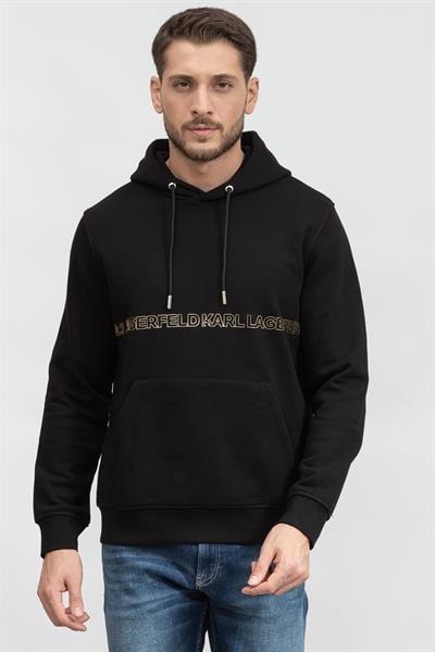 Karl Lagerfeld Erkek Kapüşonlu Sweatshirt