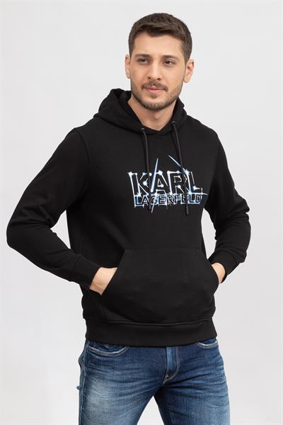 Karl Lagerfeld Erkek Kapüşonlu Sweatshirt