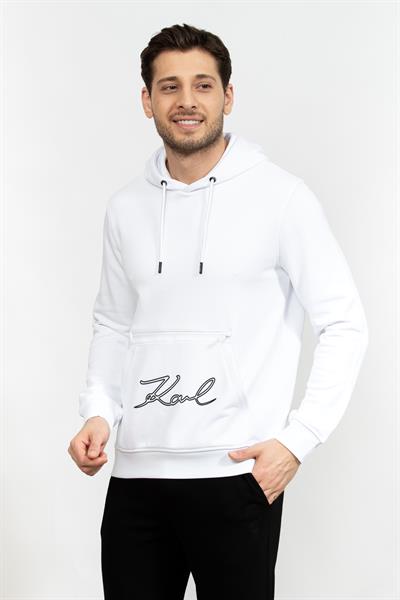 Karl Lagerfeld Erkek Kapüşonlu Sweatshirt