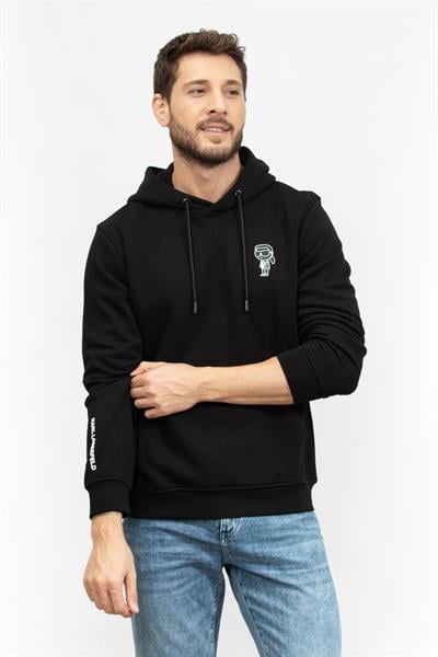 Karl Lagerfeld Erkek Kapüşonlu Sweatshirt