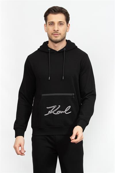 Karl Lagerfeld Erkek Kapüşonlu Sweatshirt