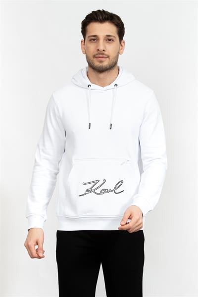 Karl Lagerfeld Erkek Kapüşonlu Sweatshirt