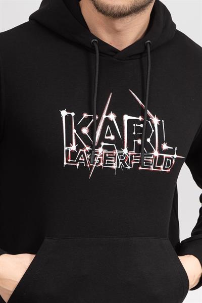 Karl Lagerfeld Erkek Kapüşonlu Sweatshirt