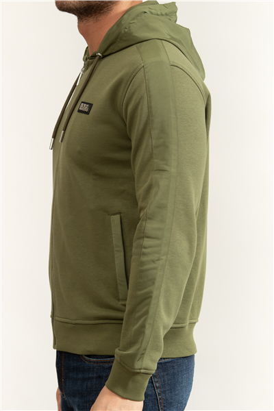 Karl Lagerfeld Erkek Kapüşonlu Sweatshirt Yeşil