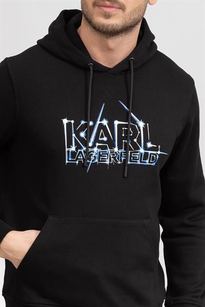 Karl Lagerfeld Erkek Kapüşonlu Sweatshirt