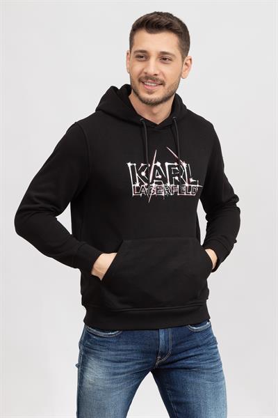Karl Lagerfeld Erkek Kapüşonlu Sweatshirt