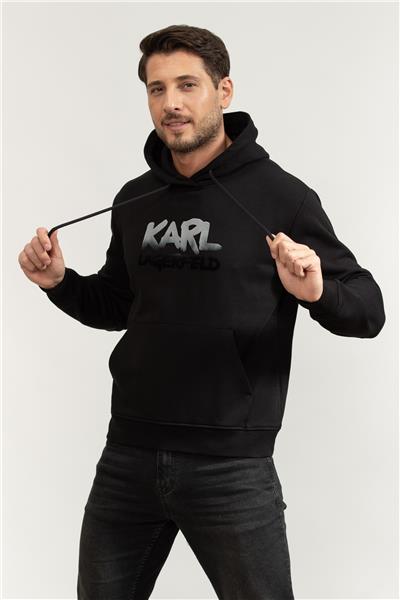 Karl Lagerfeld Erkek Kapüşonlu Sweatshirt