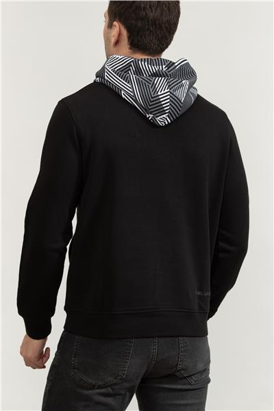 Karl Lagerfeld Erkek Kapüşonlu Sweatshirt