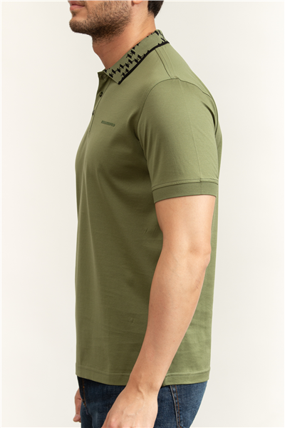 Karl Lagerfeld Erkek Polo Yaka T-Shirt Yeşil