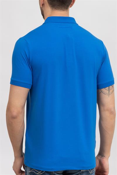 Karl Lagerfeld Erkek Polo Yaka T-Shirt Mavi