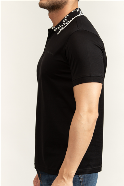 Karl Lagerfeld Erkek Polo Yaka T-Shirt Siyah