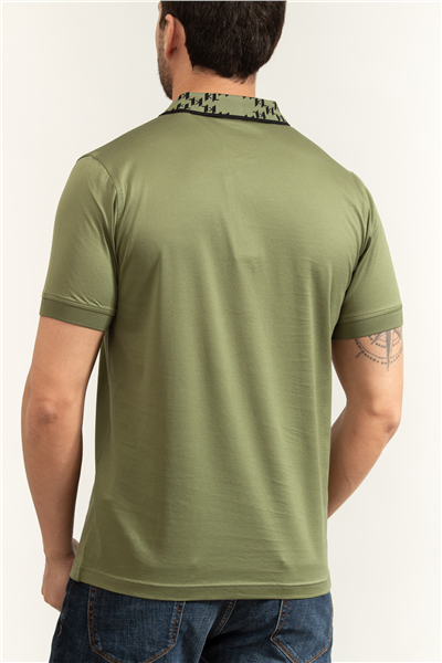 Karl Lagerfeld Erkek Polo Yaka T-Shirt Yeşil