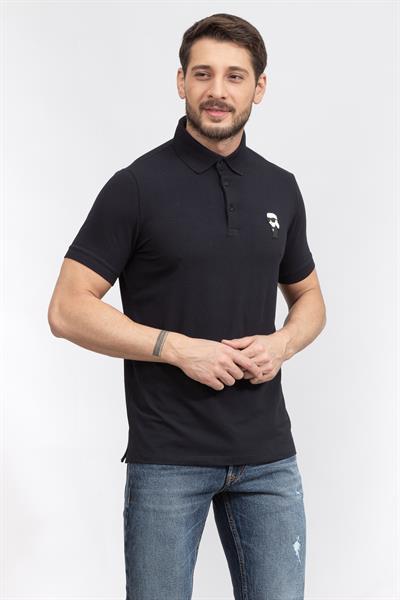 Karl Lagerfeld Erkek Polo Yaka T-Shirt Parlement Mavi