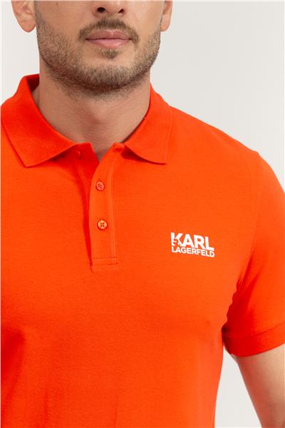 Karl Lagerfeld Erkek Polo Yaka T-Shirt Çok Renkli
