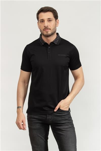 Karl Lagerfeld Erkek Polo Yaka T-Shirt