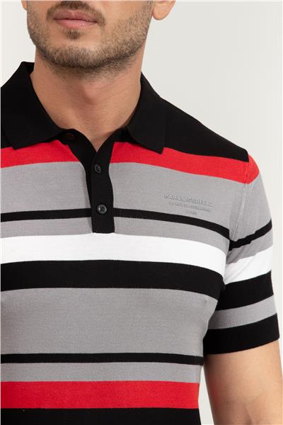 Karl Lagerfeld Erkek Polo Yaka Triko