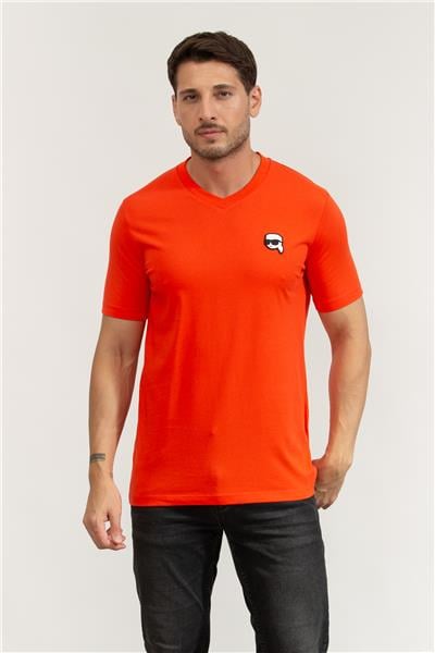 Karl Lagerfeld Erkek V Yaka T-Shirt