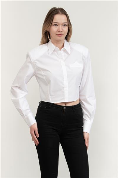Karl Lagerfeld Fashion Poplin Shirt Kadın Gömlek