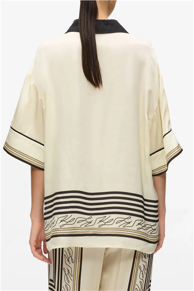 Karl Lagerfeld Fluid Pj Blouse Kadın Bluz Çok Renkli