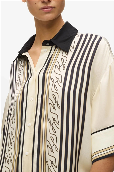 Karl Lagerfeld Fluid Pj Blouse Kadın Bluz Çok Renkli