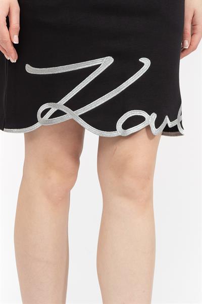 Karl Lagerfeld Hem Jersey Kadın Etek