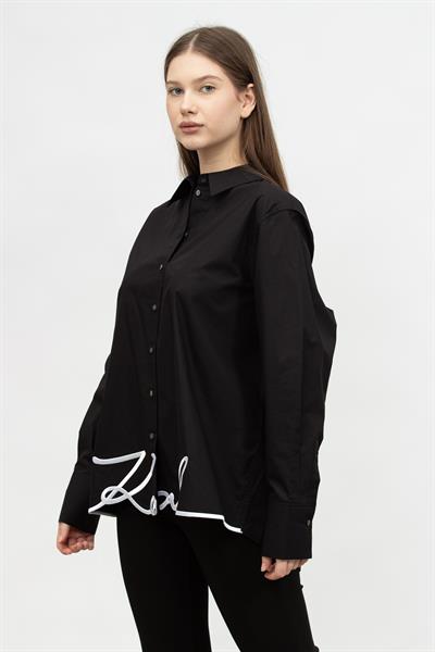 Karl Lagerfeld Hem Signature  Kadın Gömlek