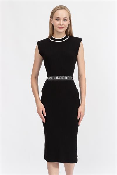 Karl Lagerfeld High Neck Kadın Elbise