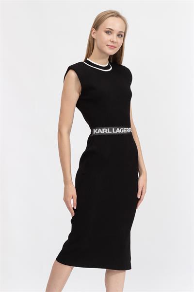Karl Lagerfeld High Neck Kadın Elbise