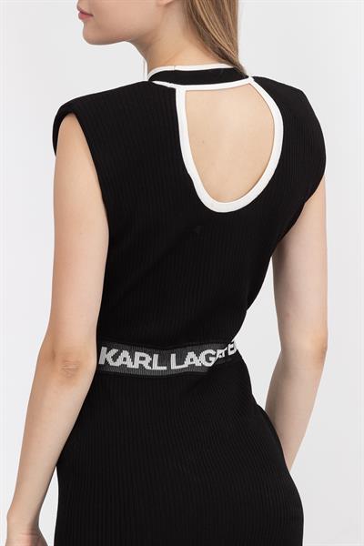 Karl Lagerfeld High Neck Kadın Elbise