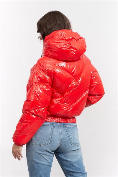 Karl Lagerfeld High Shine Kadın Mont