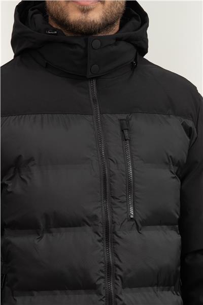 Karl Lagerfeld Hooded Jacket Erkek Şişme Mont