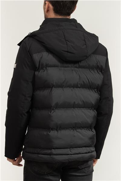 Karl Lagerfeld Hooded Jacket Erkek Şişme Mont