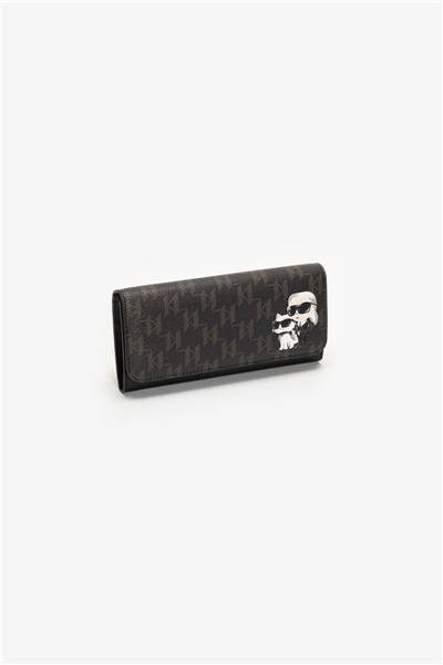 Karl Lagerfeld Ikon Monogram CC Cont Kadın Cüzdan