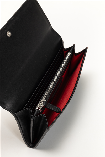 Karl Lagerfeld Ikon Monogram CC Cont Kadın Cüzdan