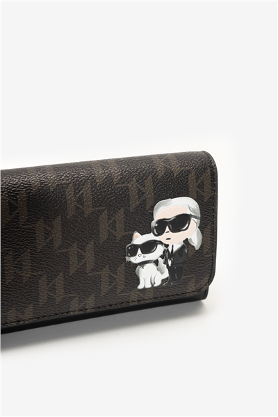 Karl Lagerfeld Ikon Monogram CC Cont Kadın Cüzdan