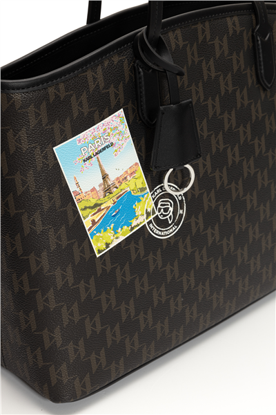 Karl Lagerfeld Ikon Monogram CC MD Tote Kadın Omuz Çantası