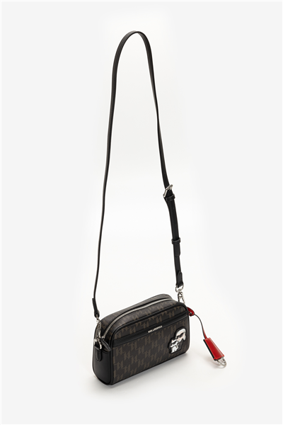 Karl Lagerfeld Ikon Monogram CC Slim Cmb Kadın Mini Omuz Çantası