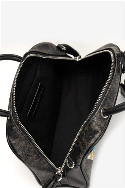 Karl Lagerfeld Ikon Monogram CC SM Bowling Kadın Mini Omuz Çantası