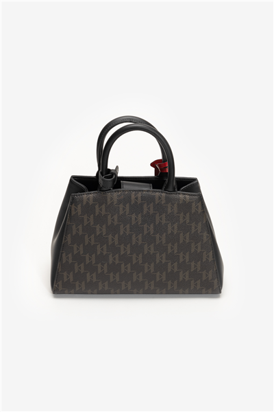 Karl Lagerfeld Ikon Monogram CC SM Tote Kadın Mini Omuz Çantası