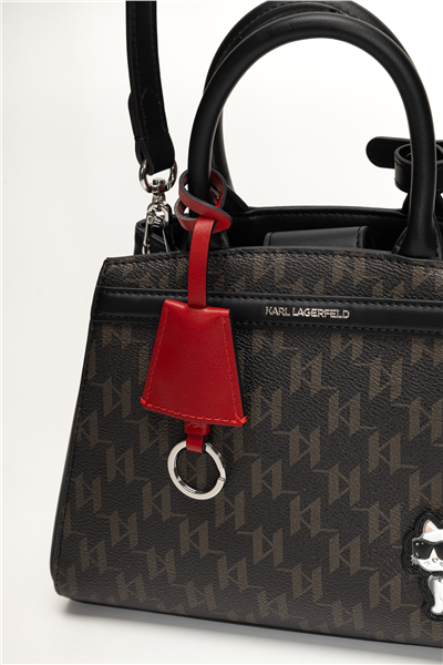 Karl Lagerfeld Ikon Monogram CC SM Tote Kadın Mini Omuz Çantası
