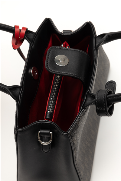 Karl Lagerfeld Ikon Monogram CC SM Tote Kadın Mini Omuz Çantası