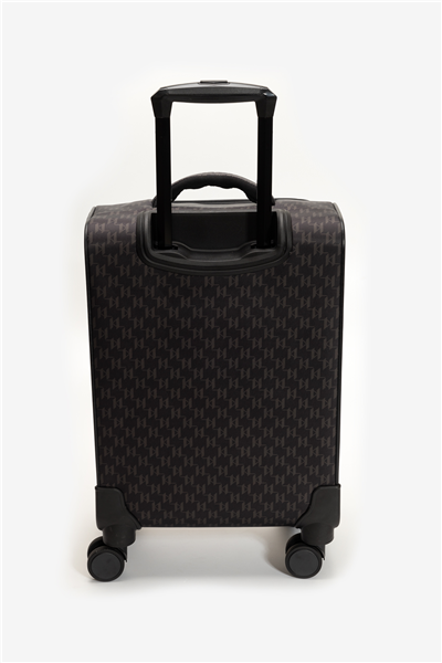 Karl Lagerfeld Ikon Monogram Nylon Trolley Kadın Valiz